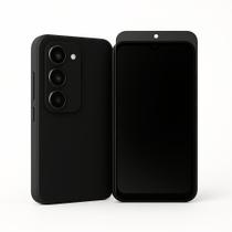 Capa Aveludada Para Xiaomi Redmi 15 4G + Pelicula Privacy