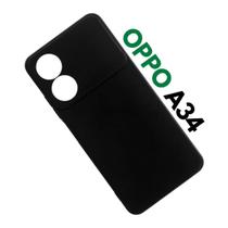 Capa Aveludada + Película De Hidrogel Compatível Oppo A34
