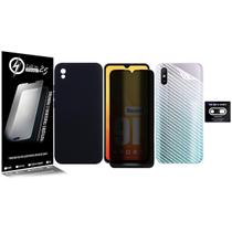 Capa Aveludada + Película Privacidade + traseira + Camera Compatível Redmi 9I Sport 6.53 - Cell In Power25 Capa Aveludada + Película Privacidade + traseira + Camera Compatível Redmi 9I Sport 6.53 - Cell In Power25