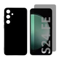 Capa Aveludada + Película Privativa Para Samsung S24 Fe