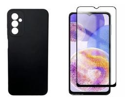 Capa Aveludada + Película Vidro 3d Para Samsung M23