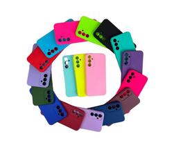 Capa Aveludada + Película Vidro Compatível Para Samsung A35