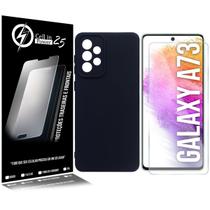 Capa Aveludada Premium compativel Galaxy A73 A736 6.7 + Película Vidro 9h - Cell In Power25 Capa Aveludada Premium compativel Galaxy A73 A736 6.7 + Película Vidro 9h - Cell In Power25