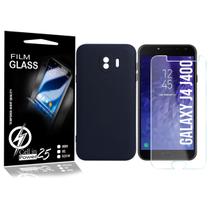 Capa Aveludada Premium compatível Galaxy J4 J400 5.5 + Película Vidro 9h - Cell In Power25 Capa Aveludada Premium compatível Galaxy J4 J400 5.5 + Película Vidro 9h - Cell In Power25