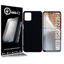 Capa Aveludada Premium Compatível Moto G32 6.5 XT2235 + Película Vidro 9h - Cell In Power25