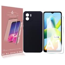 Capa Aveludada Premium Compativel Redmi A1 6.52 + Pelicula Vidro 9h - Luiza Cell25 Capa Aveludada Premium Compativel Redmi A1 6.52 + Pelicula Vidro 9h - Luiza Cell25