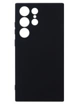 Capa Aveludada Preta + Película De Hydrogel Fosca Compatível Para Galaxy S23 Ultra S918 6.8