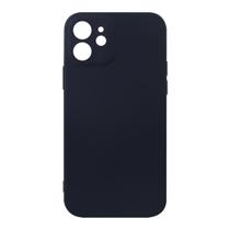 Capa Aveludada Preta + Película De Hydrogel Fosca Compatível Para IPhone 12 6.1 Capa Aveludada Preta + Película De Hydrogel Fosca Compatível Para IPhone 12 6.1