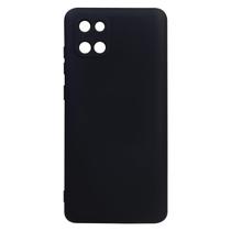 Capa Aveludada Preta + Película De Hydrogel HD Compativel Para Galaxy Note 10 Lite N770 6.7