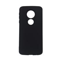 Capa Aveludada Preta + Película De Hydrogel HD Compatível Para Moto G6 Play 5.7 Xt1922