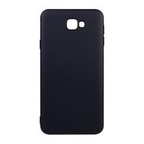 Capa Aveludada Preta + Película De Hydrogel Privacidade Compatível Para Galaxy J7 Prime 2 G610 G611 - Luiza Cell25