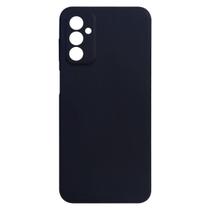 Capa Aveludada Preta + Película De Hydrogel Privacidade Compatível Para Galaxy M23 5G M236 6.6