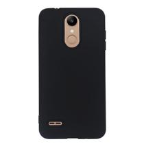 Capa Aveludada Preta + Película De Hydrogel Privacidade Compativel Para LG K9 Tv Lmx210b Tela 5.0