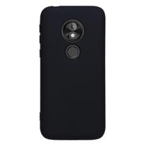 Capa Aveludada Preta + Película De Hydrogel Privacidade Compatível Para Moto E5 Play 5.3 Xt1920