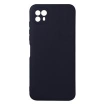 Capa Aveludada Preta + Película De Hydrogel Privacidade Compatível Para Moto G50 5G Xt2137 6.5