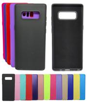 Capa Aveludada Proteção Capinha Para Galaxy Note 8 Silicone
