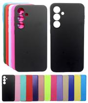 Capa Aveludada Proteção Capinha Para Galaxy S24 Fe Silicone - Mustangshop