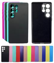 Capa Aveludada Proteção Capinha Para Galaxy S25 Ultra Silico