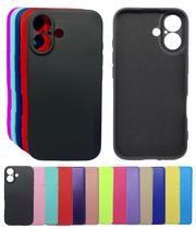 Capa Aveludada Proteção Capinha Para Iphone 16 Plus Silicone