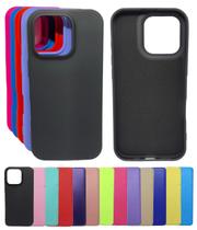 Capa Aveludada Proteção Capinha Para Iphone 16 Pro Silicone
