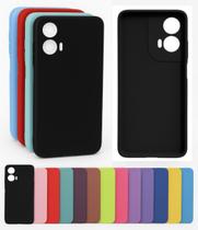 Capa Aveludada Proteção Capinha Para Moto G04 G24 Silicone