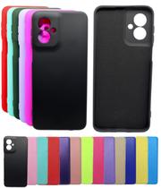 Capa Aveludada Proteção Capinha Para Moto G55 Silicone