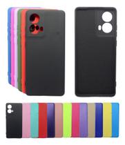 Capa Aveludada Proteção Capinha Para Moto G85 Silicone