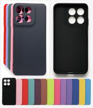 Capa Aveludada Proteção Capinha Para Moto G86 Silicone