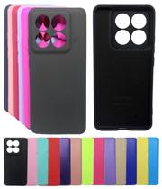 Capa Aveludada Proteção Capinha Para Xiaomi 14T Silicone - Mustangshop