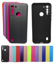 Capa Aveludada Proteção Para Moto G8 Power Lite Silicone