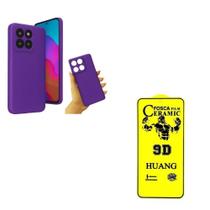 Capa Aveludada Roxo + Película Cerâmica Fosca Moto Edge 60 Fusion Capa Aveludada Roxo + Película Cerâmica Fosca Moto Edge 60 Fusion