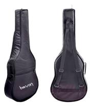 Capa Bag Almofadada Para Violão Benson Com Alças E Bolso