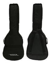 Capa bag almofadada para violão clássico e folk "vogga" com alças e bolso