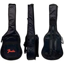 Capa Bag Almofadada Para Violão Fender Cargo Impermeável