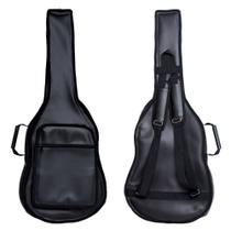 Capa bag case Violão Clássico Folk super luxo acolchoada material sintético