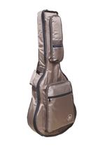Capa bag case violão clássico impermeável acolchoada acabamento premium bolsos e alças duplas reforçadas super luxo