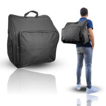 Capa Bag Estojo Mochila P/ Acordeon Sanfona Gaita 120 Baixos