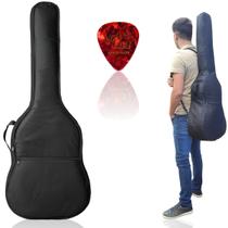 Capa Bag impermeável acolchoada Estofada com espuma para Violao Folk e Clássico