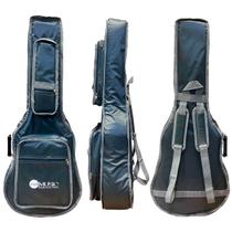 Capa Bag Impermeavel Cargo Premium Ny-70 Cinza Para Violão Folk Yamaha Cort Tagima Giannini Takamine