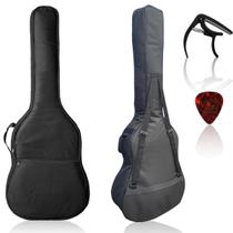 Capa Bag Luxo P/ Violao Classico Acolchoada + Capotraste