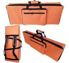 Capa Bag Master Luxo Para Teclado Casio Ctk-245 Vermelho
