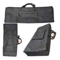 Capa Bag Master Luxo Para Teclado Waldman Kep54 Preto