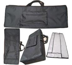 Capa Bag Master Luxo Teclado Yamaha Psr-e273 Bk + Cobertura