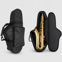 Capa Bag Mochila Sax Alto Acolchoado Top Super Luxo Preto Capa Bag Mochila Sax Alto Acolchoado Top Super Luxo Preto