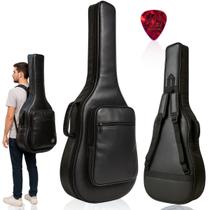 Capa Bag Mochila Top Para Violão Folk impermeável Super Luxo Capa Bag Mochila Top Para Violão Folk impermeável Super Luxo