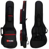 Capa bag p/ baixo premium ny-600 pto/vermelho - ams