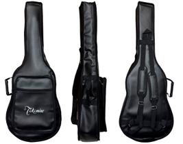 CAPA BAG P/ VIOLÃO FOLK CARGO material sintético "TAKAMINE" PRETO CAPA BAG P/ VIOLÃO FOLK CARGO material sintético "TAKAMINE" PRETO