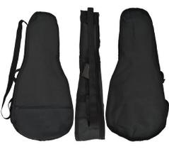 Capa Bag Para Cavaquinho Ultra Resistente Acolchoada Nylon Carbon - Par de Aros