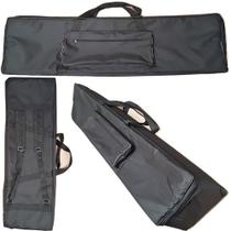 Capa Bag Para Piano Kurzweil Sps4 8 Master Luxo (preto) Carbon
