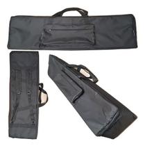 Capa Bag Para Piano Master Luxo Yamaha Np31 Preto Carbon